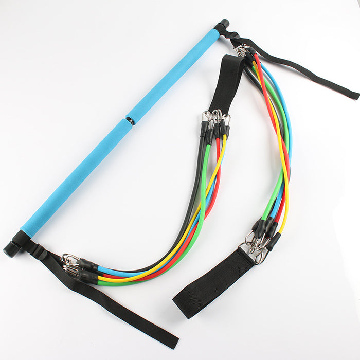 Freya | Portable pilates bar kit with five band pairs