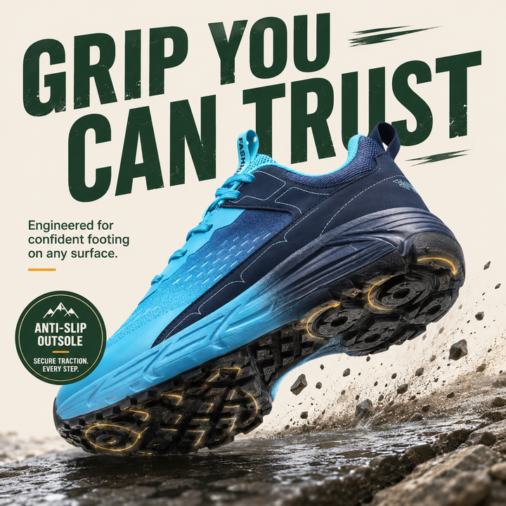 StrideEase Men’s Wide-Toe Orthopedic Walking Shoes