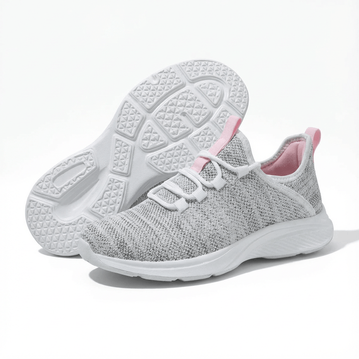 Wide Fit Ortho Comfort Trainers with Impact-Absorbing Sole