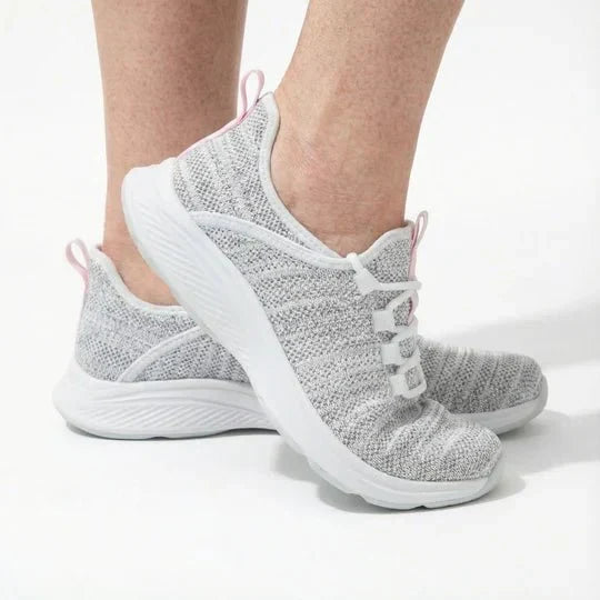 Wide Fit Ortho Comfort Trainers with Impact-Absorbing Sole