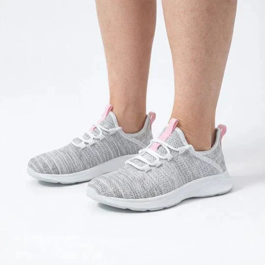 Wide Fit Ortho Comfort Trainers with Impact-Absorbing Sole
