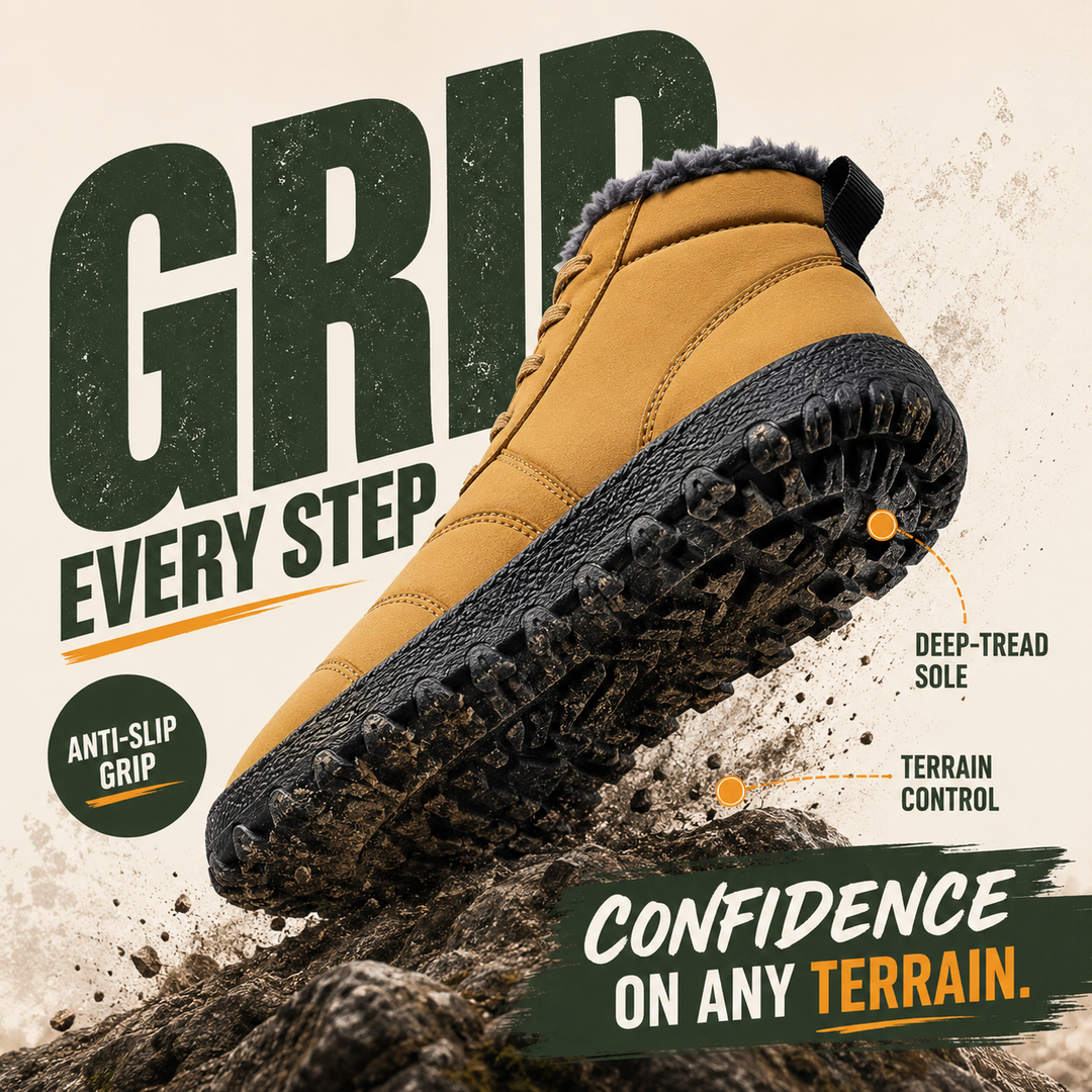 StrideCore Men’s Orthopedic Winter Boots