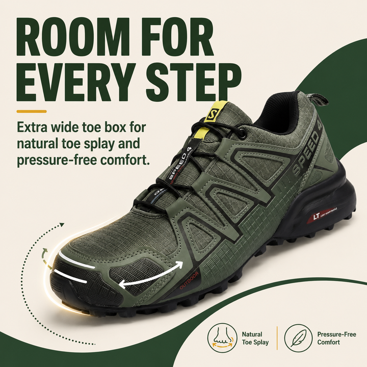 OrthoStride Aero — Orthopedic Hiking Shoes for Pain-Free Steps &amp; Natural Support (Unisex)