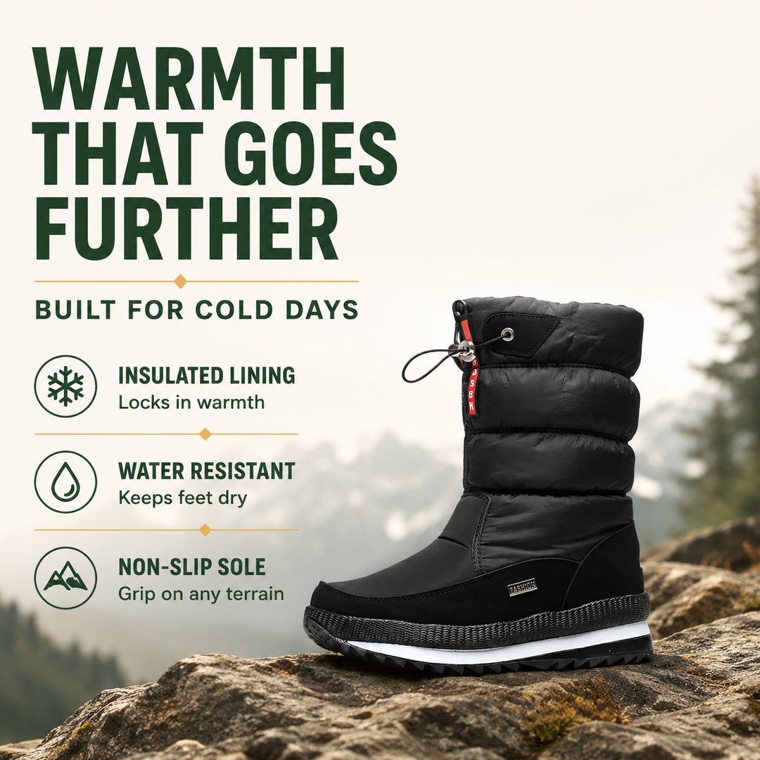 SnowTrek Women’s Fleece-Lined Winter Boots