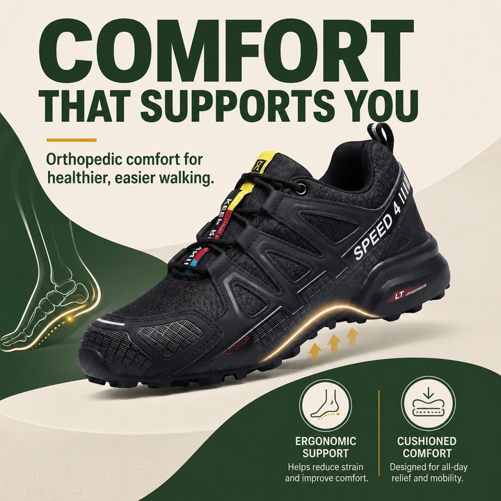 OrthoStride Aero — Orthopedic Hiking Shoes for Pain-Free Steps &amp; Natural Support (Unisex)