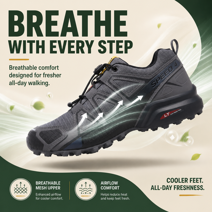 OrthoStride Aero — Orthopedic Hiking Shoes for Pain-Free Steps &amp; Natural Support (Unisex)