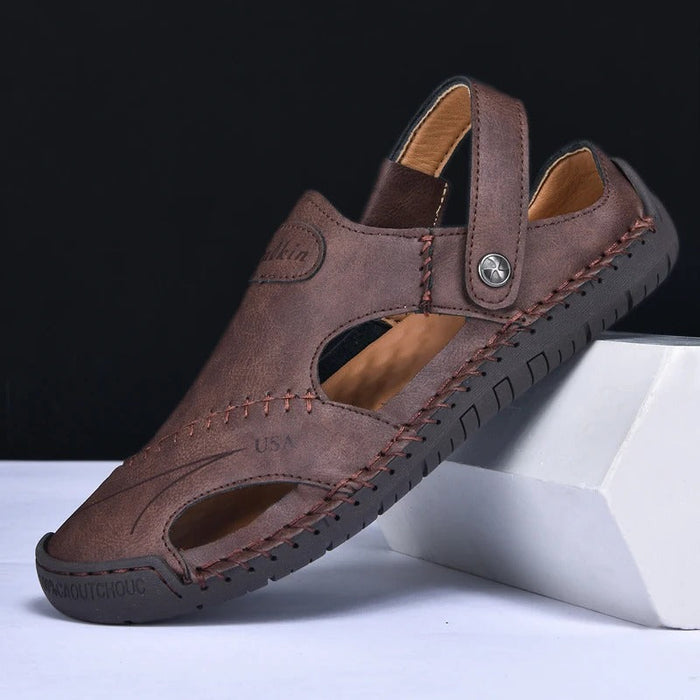 Women's Closed-Toe Walking Sandals Lightweight Arch Support