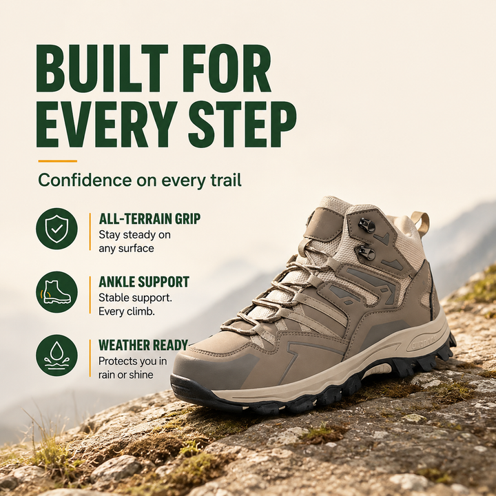 SummitGrip Women’s All-Terrain Hiking Boots