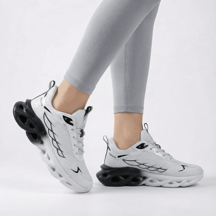 Ortho Walking Shoes with Shock-Absorbing Bubble Cushion