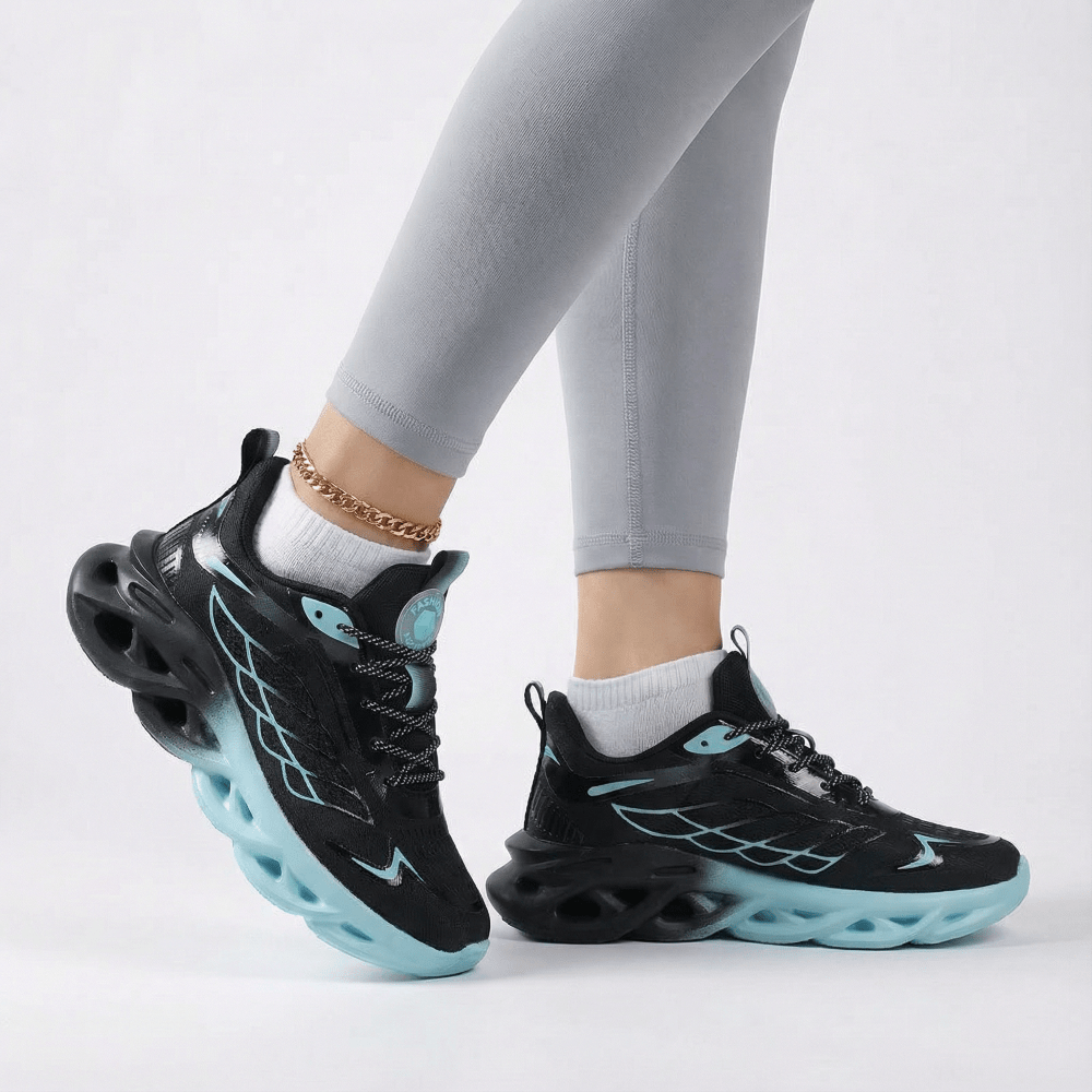 Ortho Walking Shoes with Shock-Absorbing Bubble Cushion