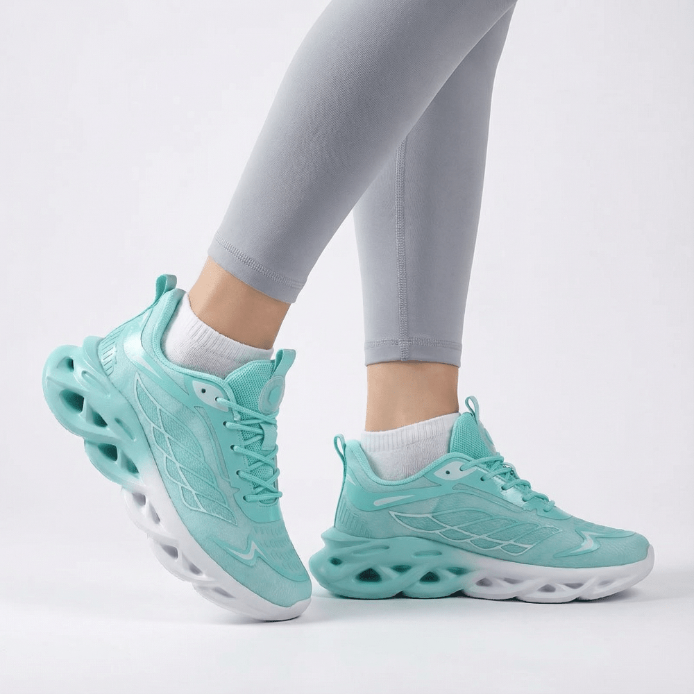 Ortho Walking Shoes with Shock-Absorbing Bubble Cushion