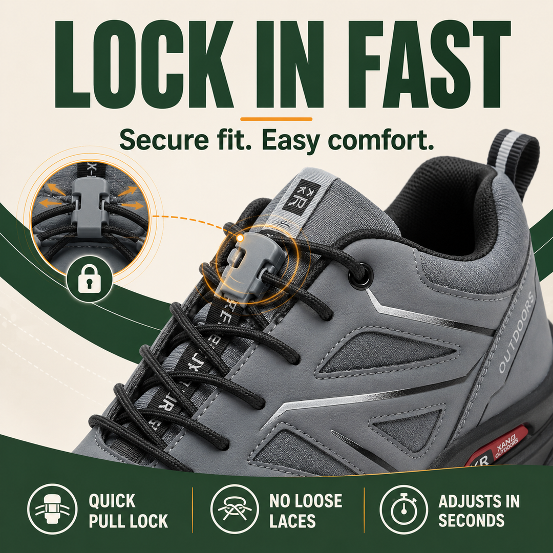 PathVenture Men’s Slip-Resistant Lightweight Hiking Shoes
