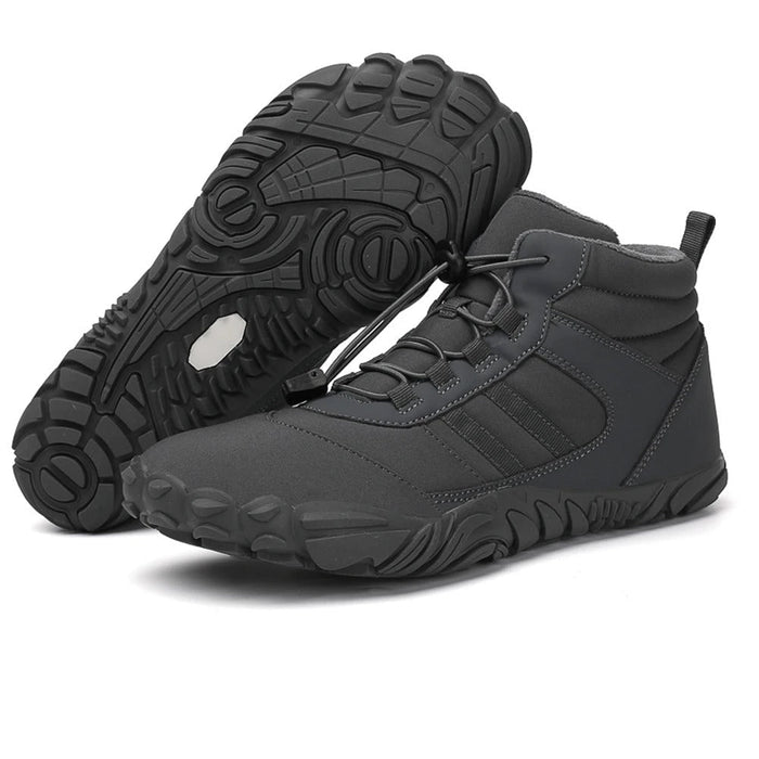 Fleece-Lined Barefoot Trainers with Wide Toe Box