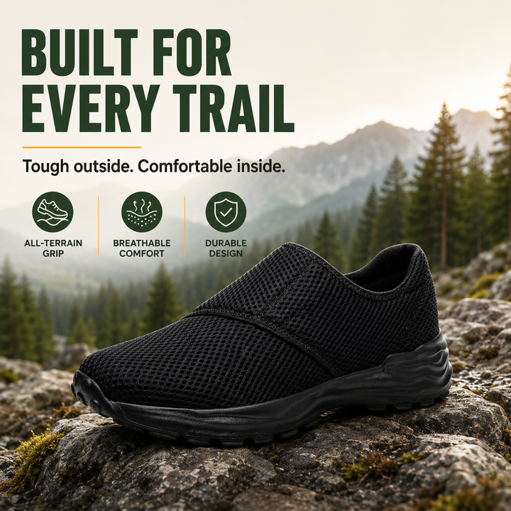 FlexiStep Breathable Orthopedic Slip-On Shoes