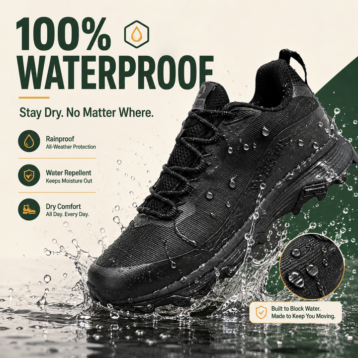 HikeUp Men’s Waterproof Trail Runners