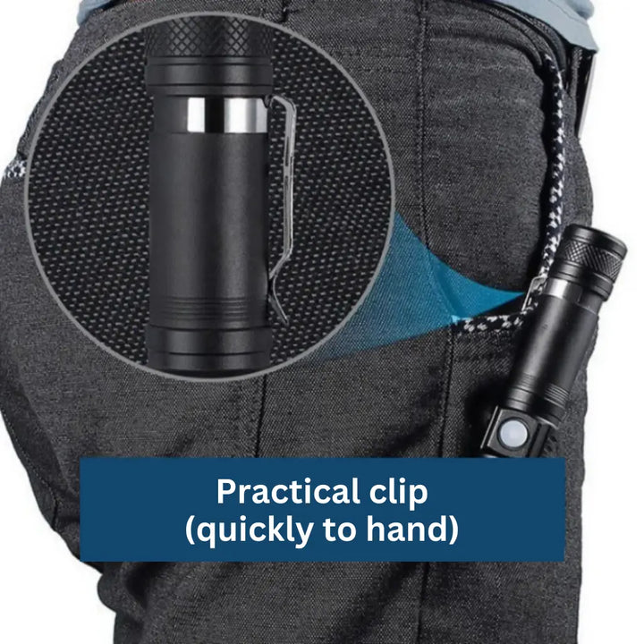 Small &amp; Bright LED Pocket Flashlight