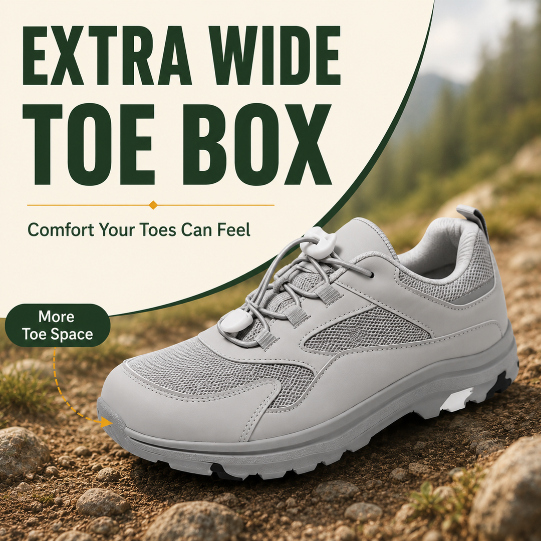 SummitFlow Men’s Wide Toe Orthopedic Shoes