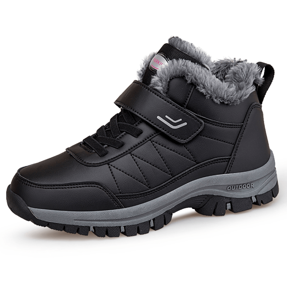 Insulated Non-Slip Winter Boots with Fleece Lining and Wide Toe Box
