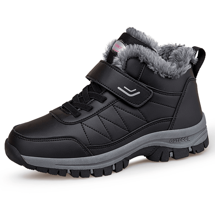 Insulated Non-Slip Winter Boots with Fleece Lining and Wide Toe Box