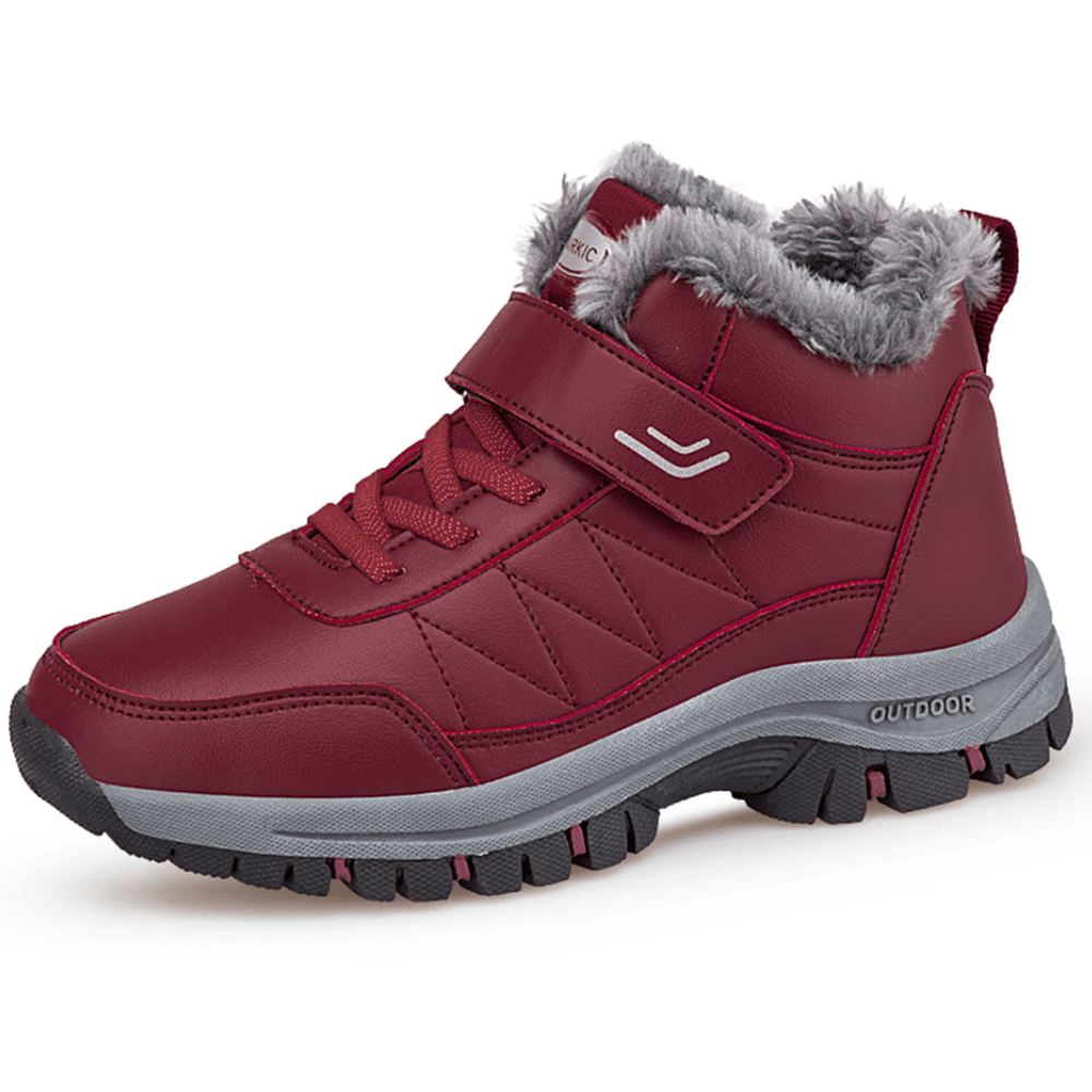 Insulated Non-Slip Winter Boots with Fleece Lining and Wide Toe Box