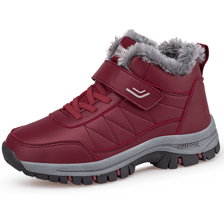 Insulated Non-Slip Winter Boots with Fleece Lining and Wide Toe Box