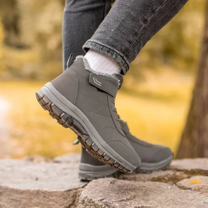 Insulated Non-Slip Winter Boots with Fleece Lining and Wide Toe Box