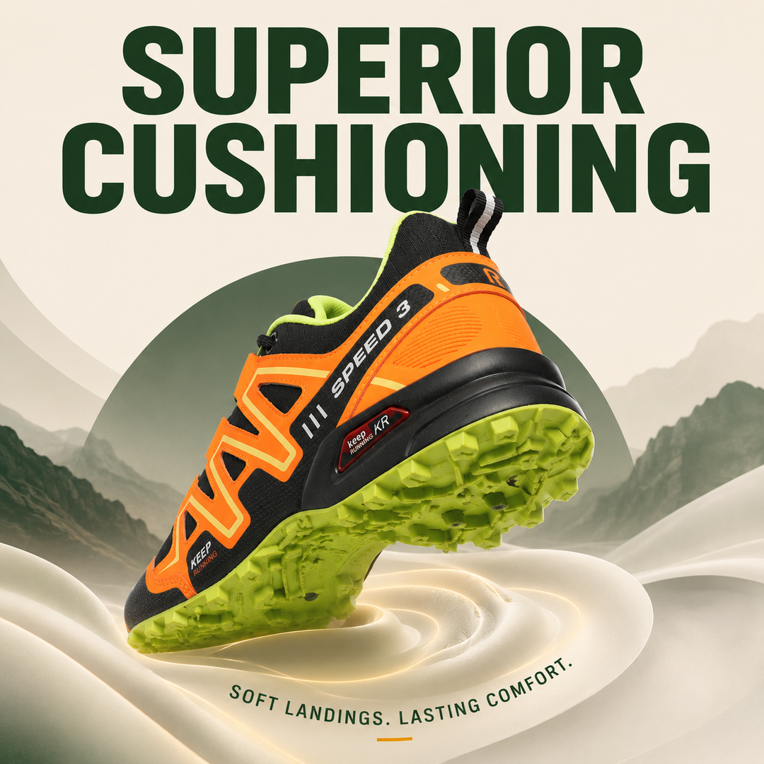 OrthoStride Obsidian — Orthopedic Hiking Shoes for Pain-Free Steps &amp; Natural Support (Unisex)
