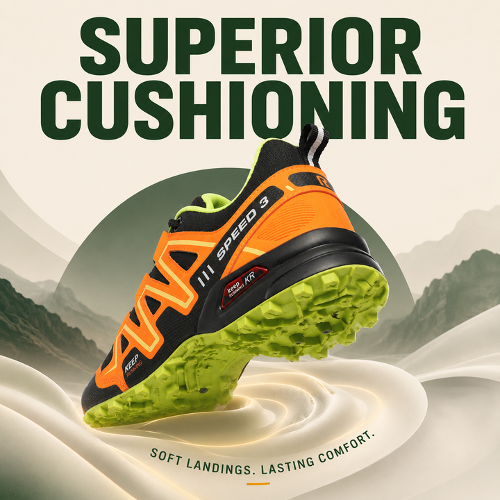 OrthoStride Obsidian — Orthopedic Hiking Shoes for Pain-Free Steps &amp; Natural Support (Unisex)