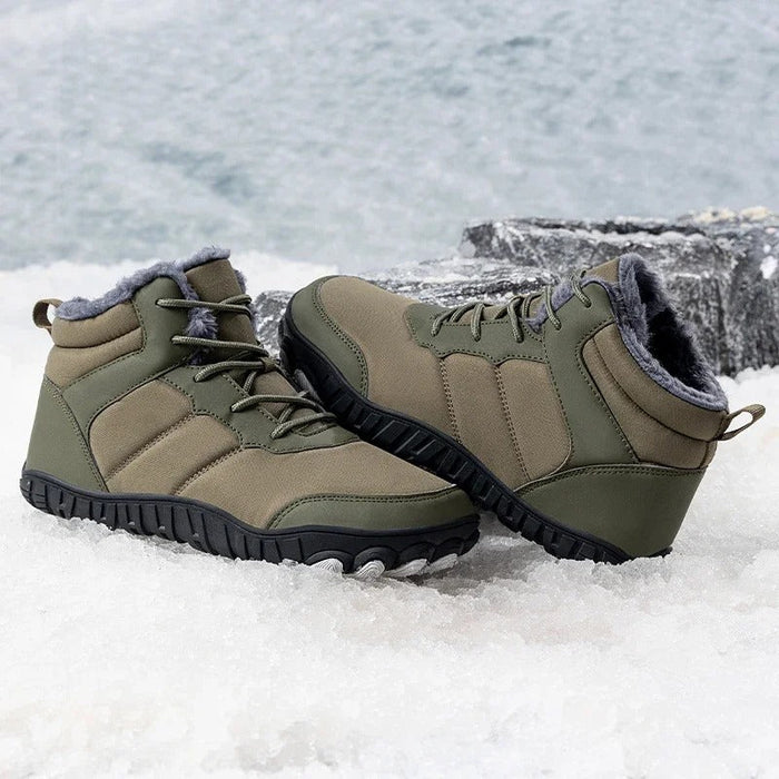Winter Barefoot Trainers with Fleece Lining Non-Slip