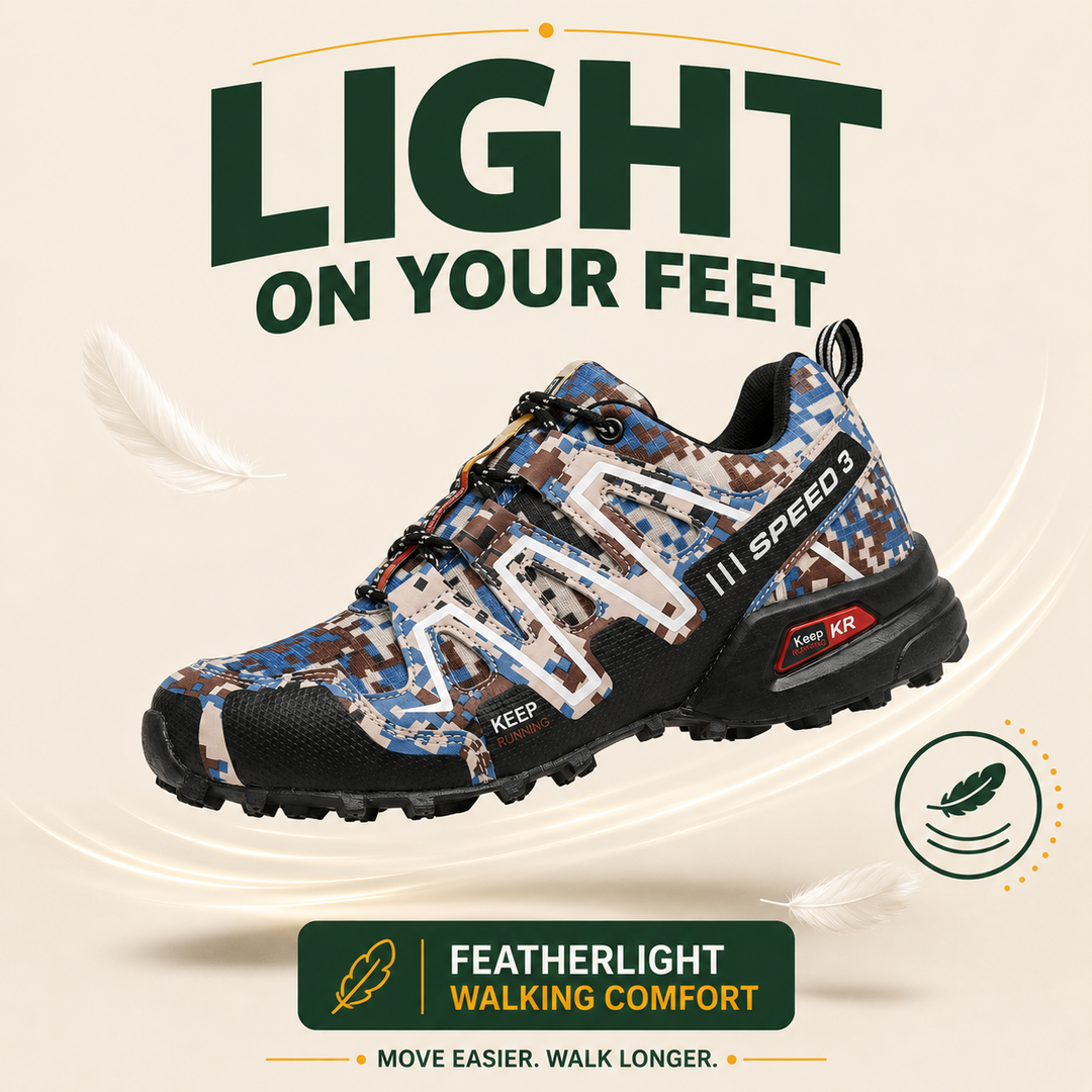 OrthoStride Terrain — Orthopedic Hiking Shoes for Pain-Free Steps &amp; Natural Support (Unisex)