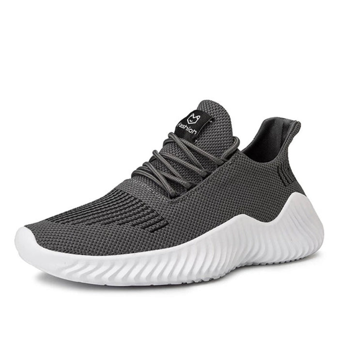 Men's Mesh Trainers with Arch Support and Cushioned Sole