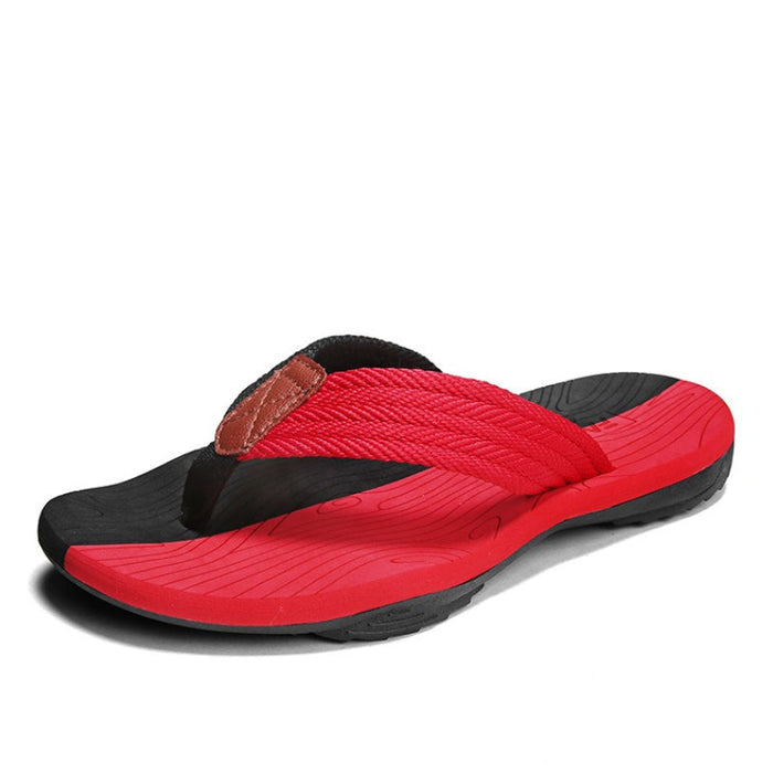 Men's Orthopedic Flip Flops with Arch Support and EVA Sole