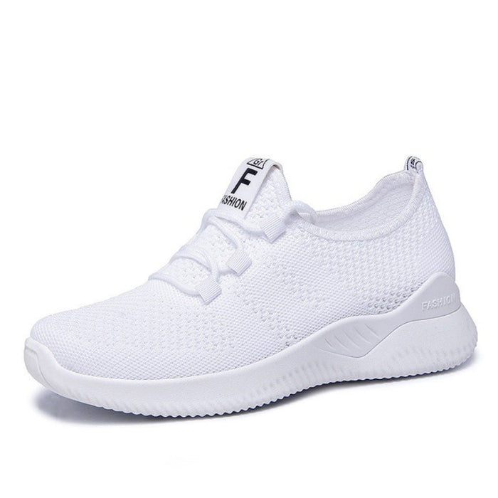 Women's Knit Trainers with Arch Support and Cushioned Sole