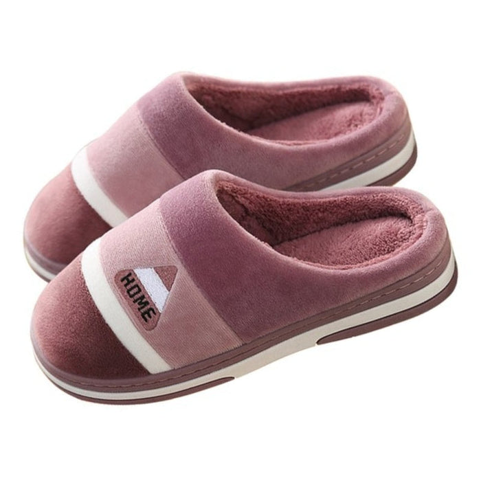 Men's Faux Fur Lined Indoor Slippers Non-Slip