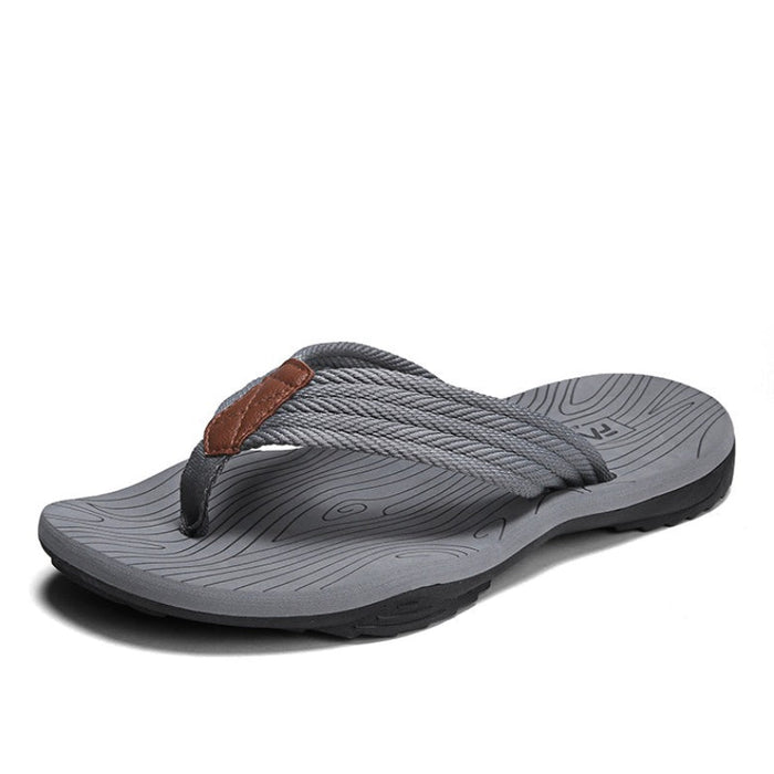 Men's Orthopedic Flip Flops with Arch Support and EVA Sole