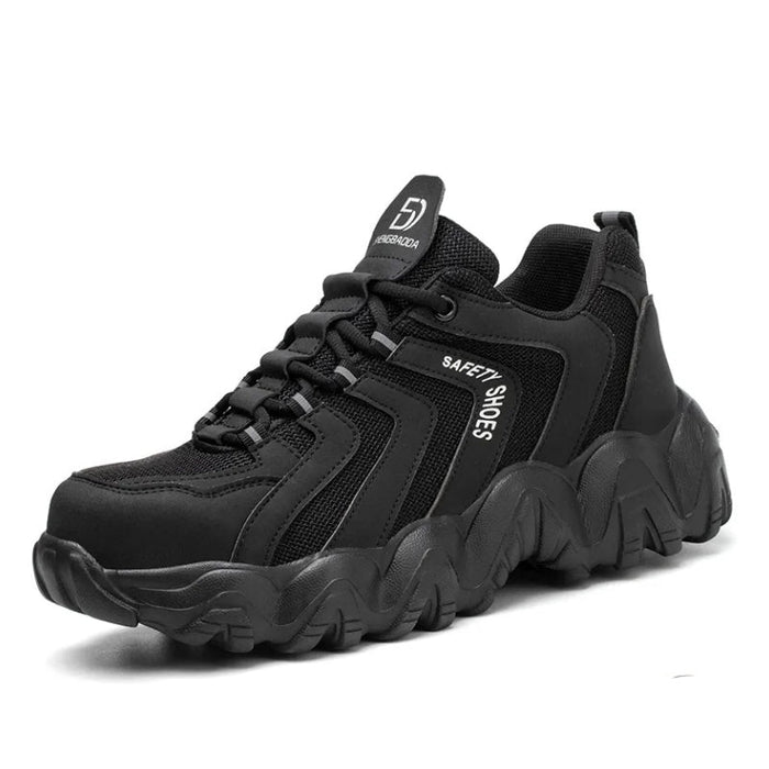 Men's Chunky Safety Trainers with Steel Toe and Reflective Details