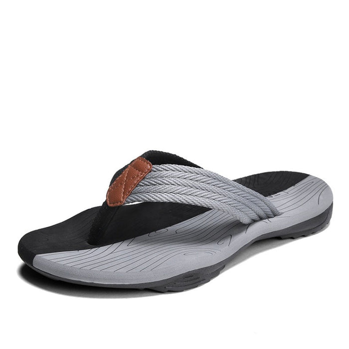 Men's Orthopedic Flip Flops with Arch Support and EVA Sole