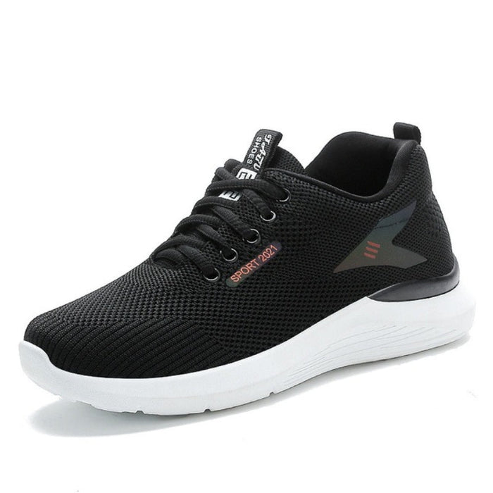 Women's Mesh Lace-Up Trainers with Arch Support