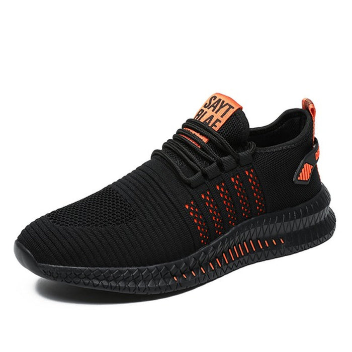 Men's Mesh Trainers with Arch Support Lace-Up
