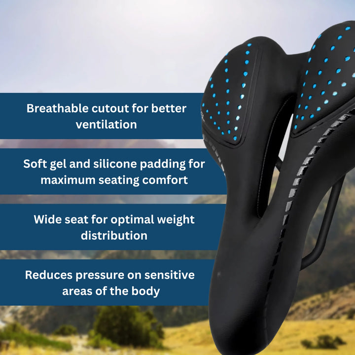 Adjustable Comfort Bike Saddle