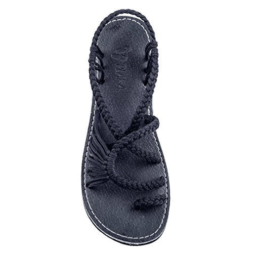 Women's Braided Strappy Sandals Lightweight Arch Support