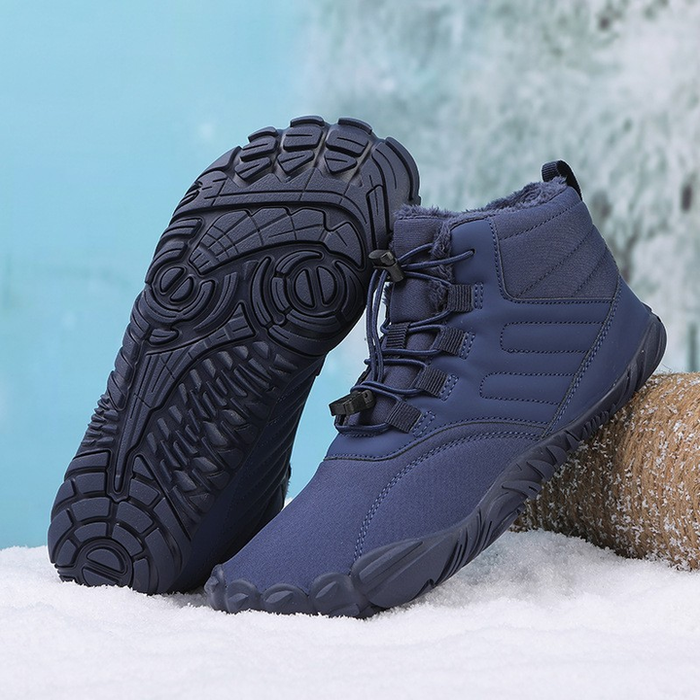 Women's Fleece-Lined Barefoot Boots for Winter Hiking