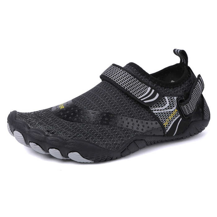 Barefoot Water Shoes with Hook-and-Loop Strap for Trail