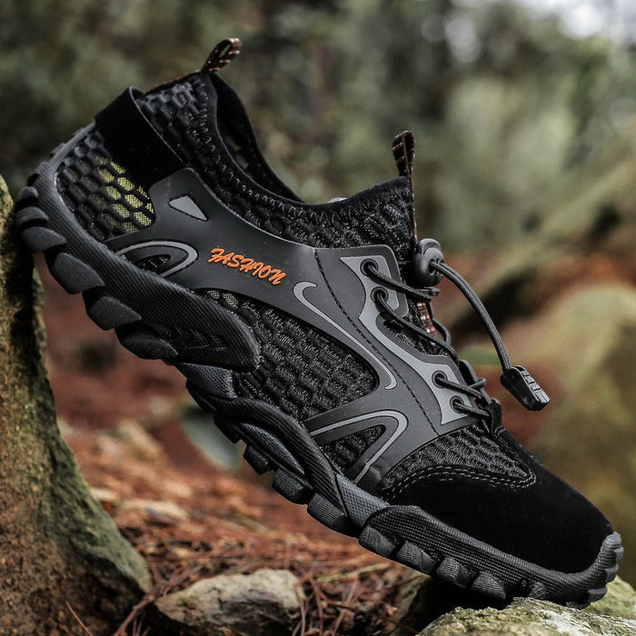 Men's Barefoot Hiking Shoes with Quick-Dry Mesh