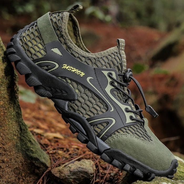 Men's Barefoot Hiking Shoes with Quick-Dry Mesh