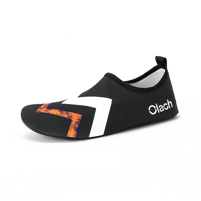 Barefoot Water Shoes Tropical Print Slip-On Design