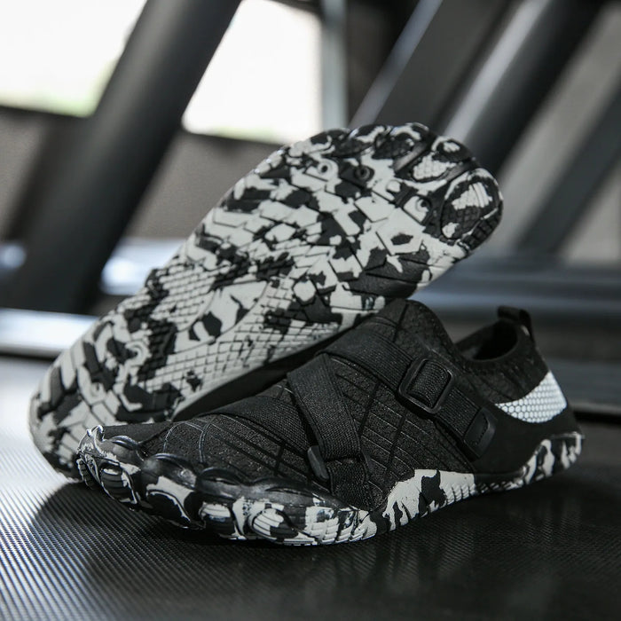 Barefoot Trainers Hook-and-Loop Strap Flexible Sole