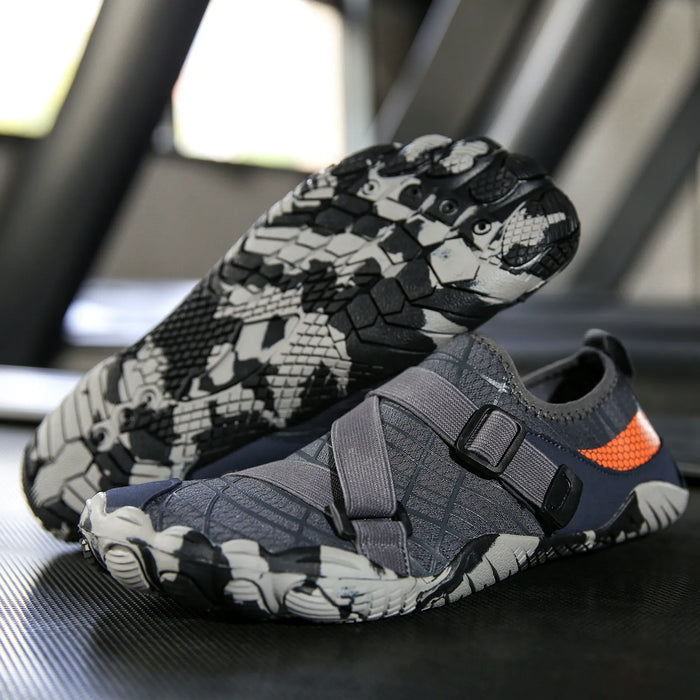 Barefoot Trainers Hook-and-Loop Strap Flexible Sole