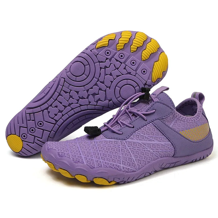 Women's Barefoot Trainers with Flexible Sole and Wide Toe Box