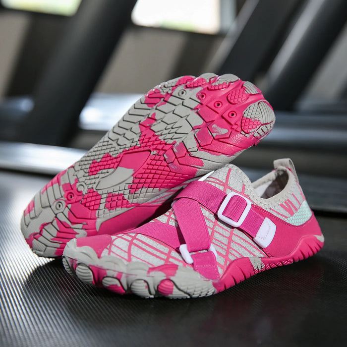 Barefoot Trainers Hook-and-Loop Strap Flexible Sole